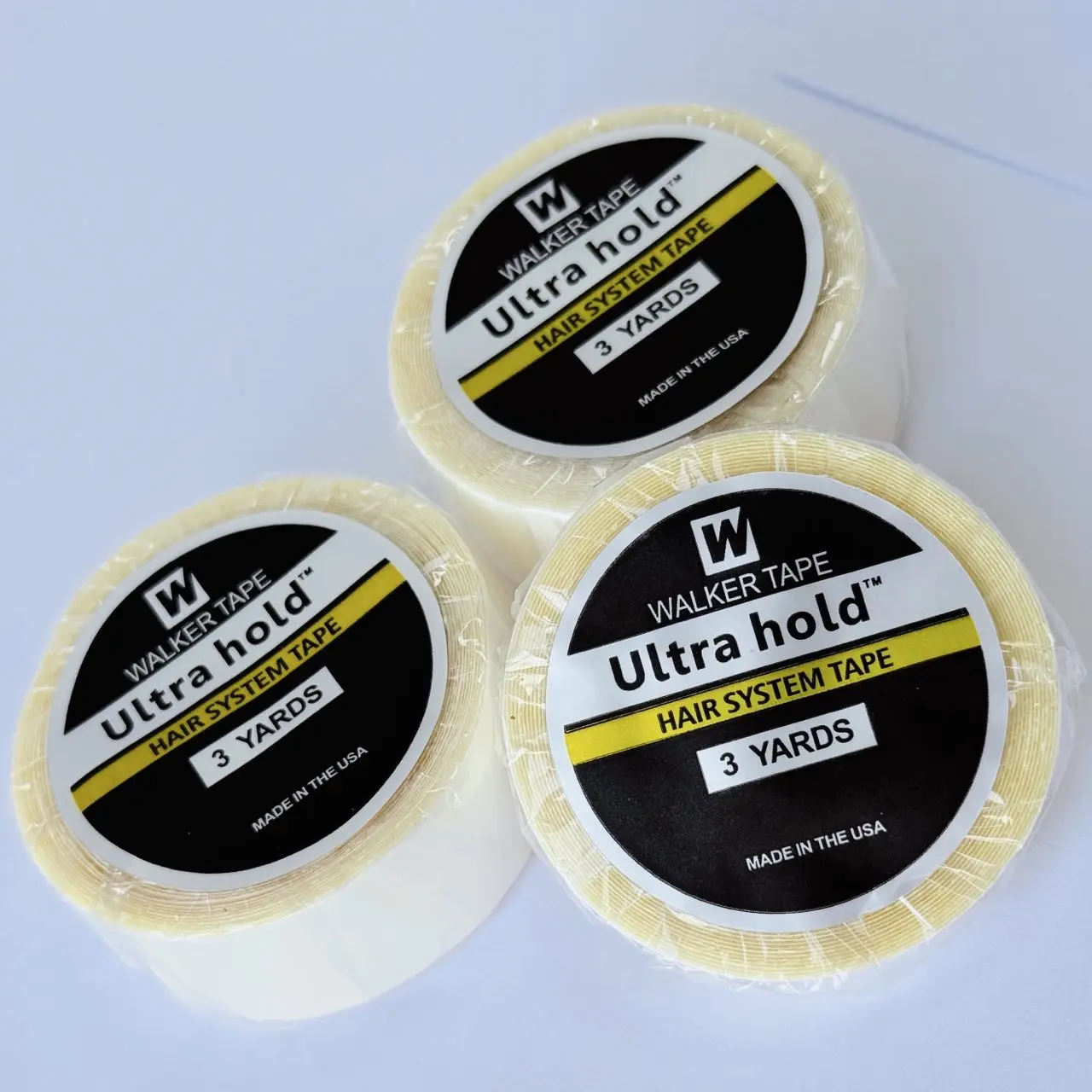 Faixa de cabeça super fixa de 3 tamanhos x2cm com gravata e faixa adesiva para peruca para chapéu, alça de peruca para extensão