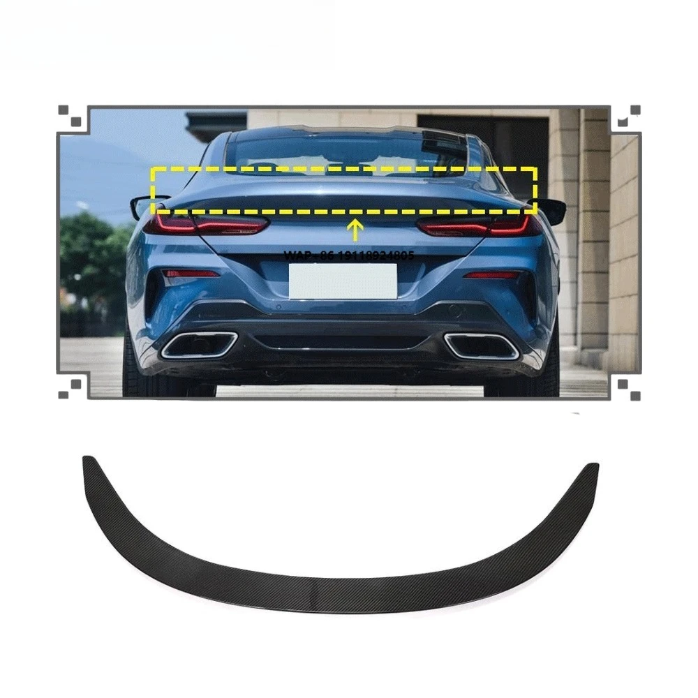 

Rear Trunk Spoiler Lid Wing for 8 Series G15 F92 M8 Coupe 19UP Dry Carbon