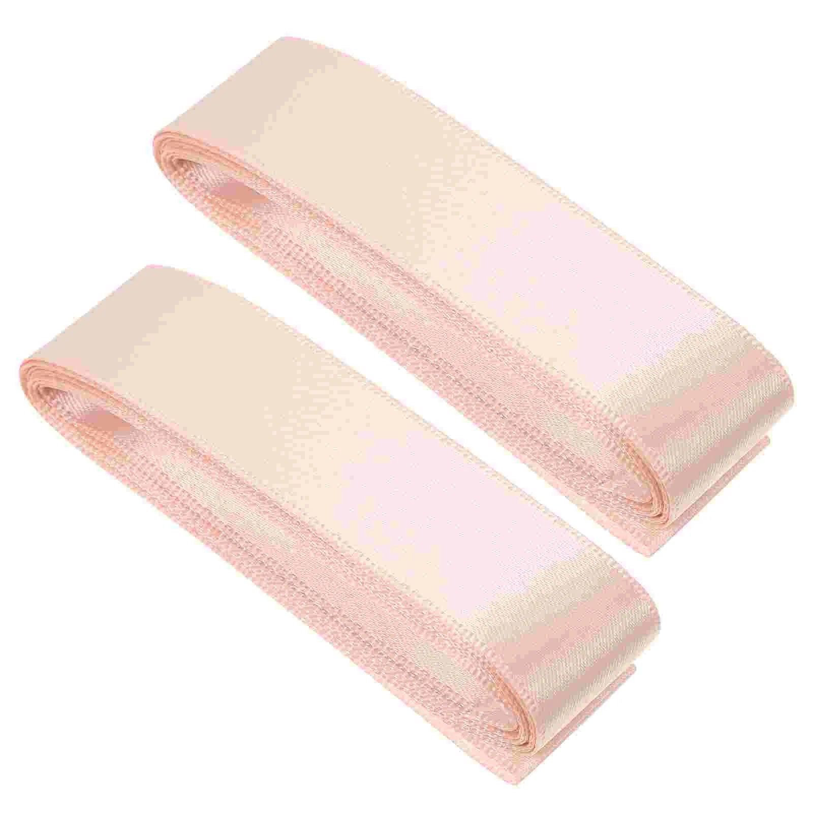 2 Pcs Satin Pointe Shoe Ribbons for Ballet Dance Accessories Comfortable Stage Performance Ribbon Shoe Laces Women