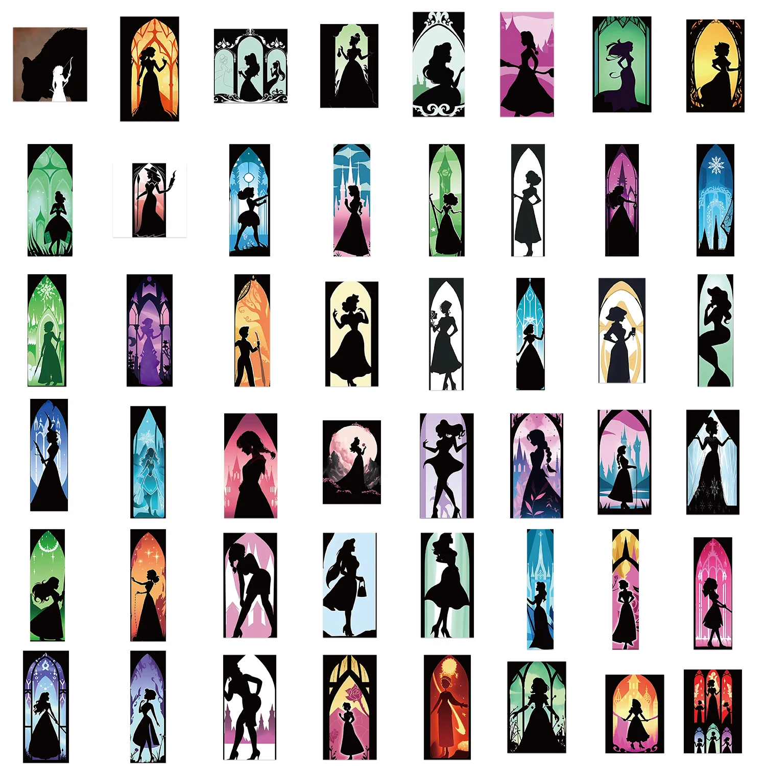 53 шт., фигурки для ноутбука