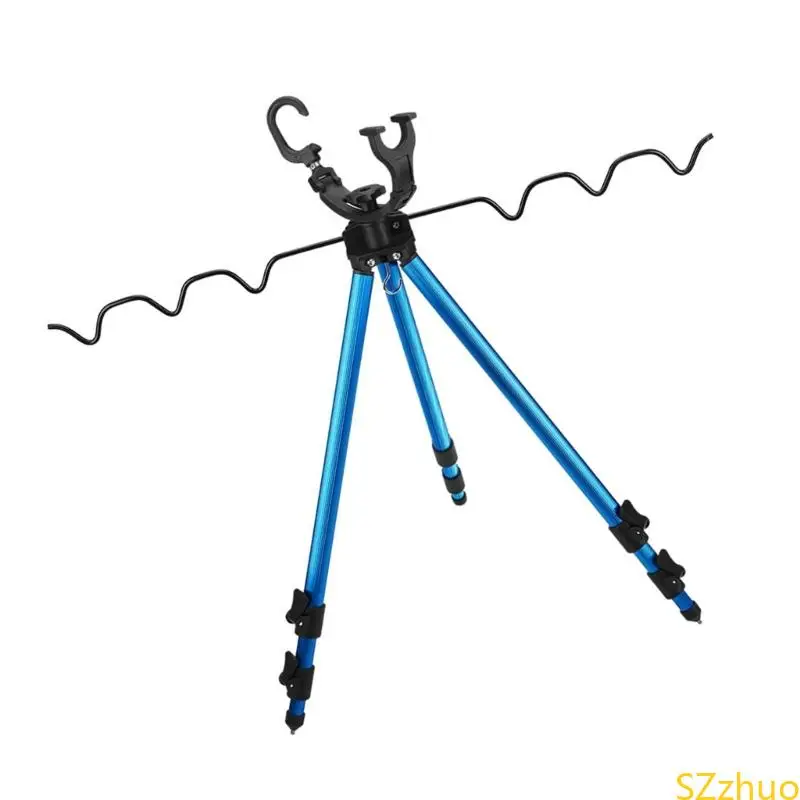 

Folding Aluminum Universal Fishing Rod Tripod Stand for Outdoor Activity