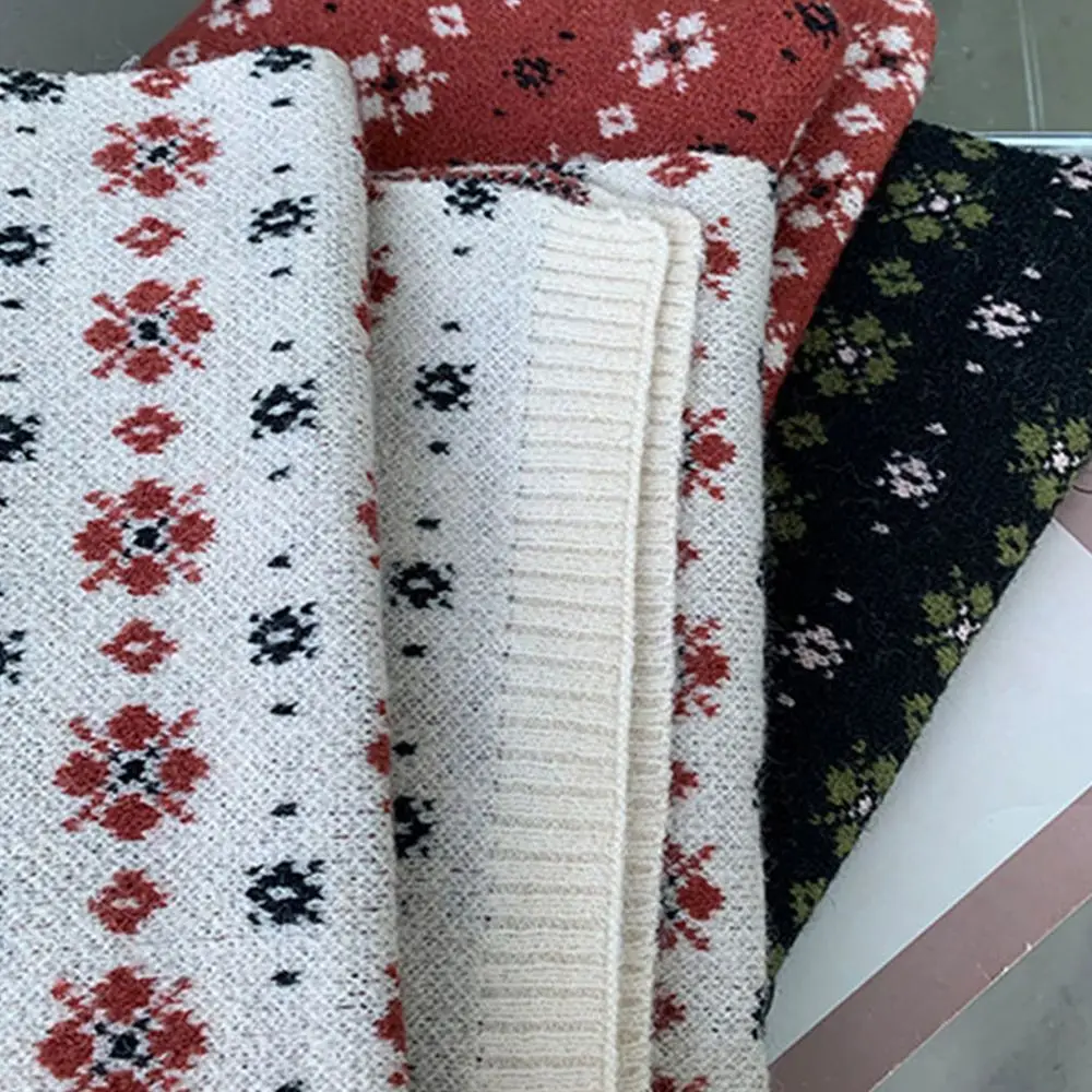 Regalo suéter Tops cálido lana sintética estudiante Otoño Invierno chal bufanda estilo coreano bufanda mujer bufanda accesorios de ropa