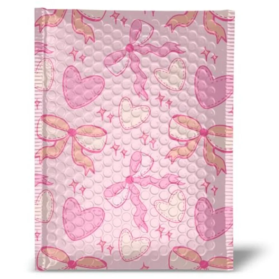 

Почтовые пакеты-конверты 6x9 Designer Bubble Poly Mailer, 50 штук, усиленные, водонепроницаемые, самоклеящиеся, для малого бизнеса, большие почтовые конверты
