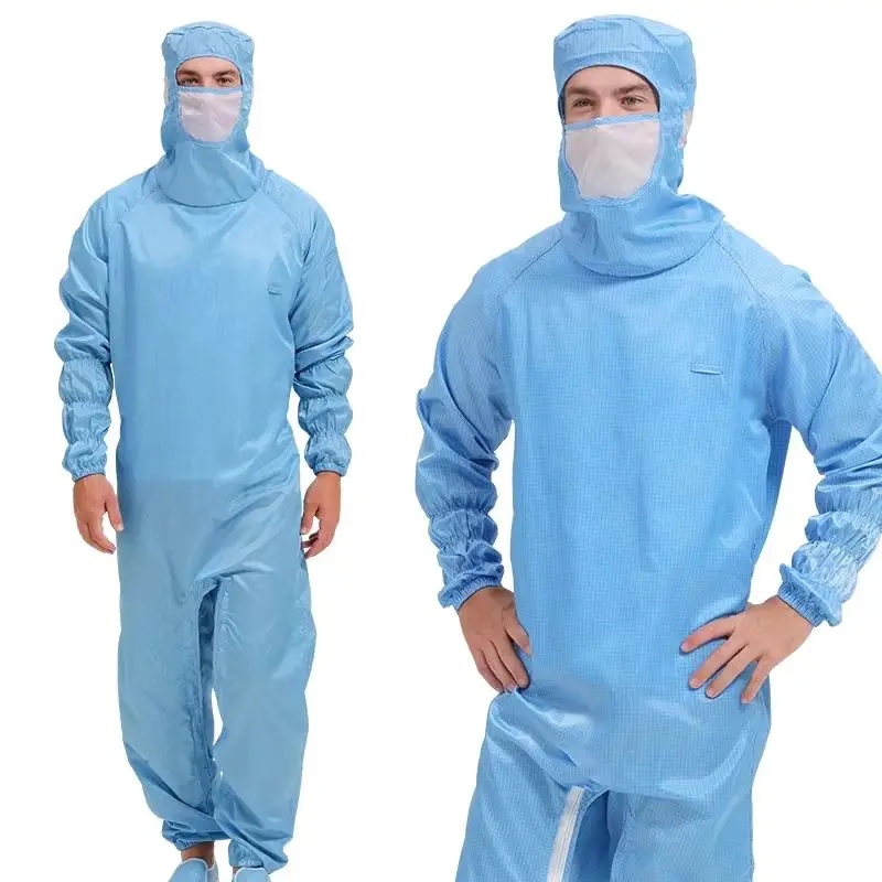 High-quality ESD work clothes dust-free anti-static clean room jumpsuit work clothes clean room industry anti-static clothing