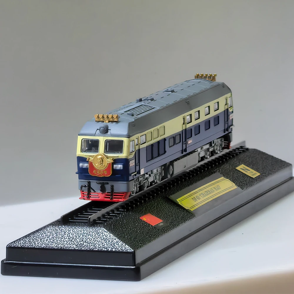 N-Type 1/160 DF4D รถไฟรุ่นดีเซลหัวรถจักรพร้อมกล่องอะคริลิคที่สวยงามเครื่องประดับเดสก์ท็อปแบบคงที่รุ่นของเล่นเด็กของขวัญ