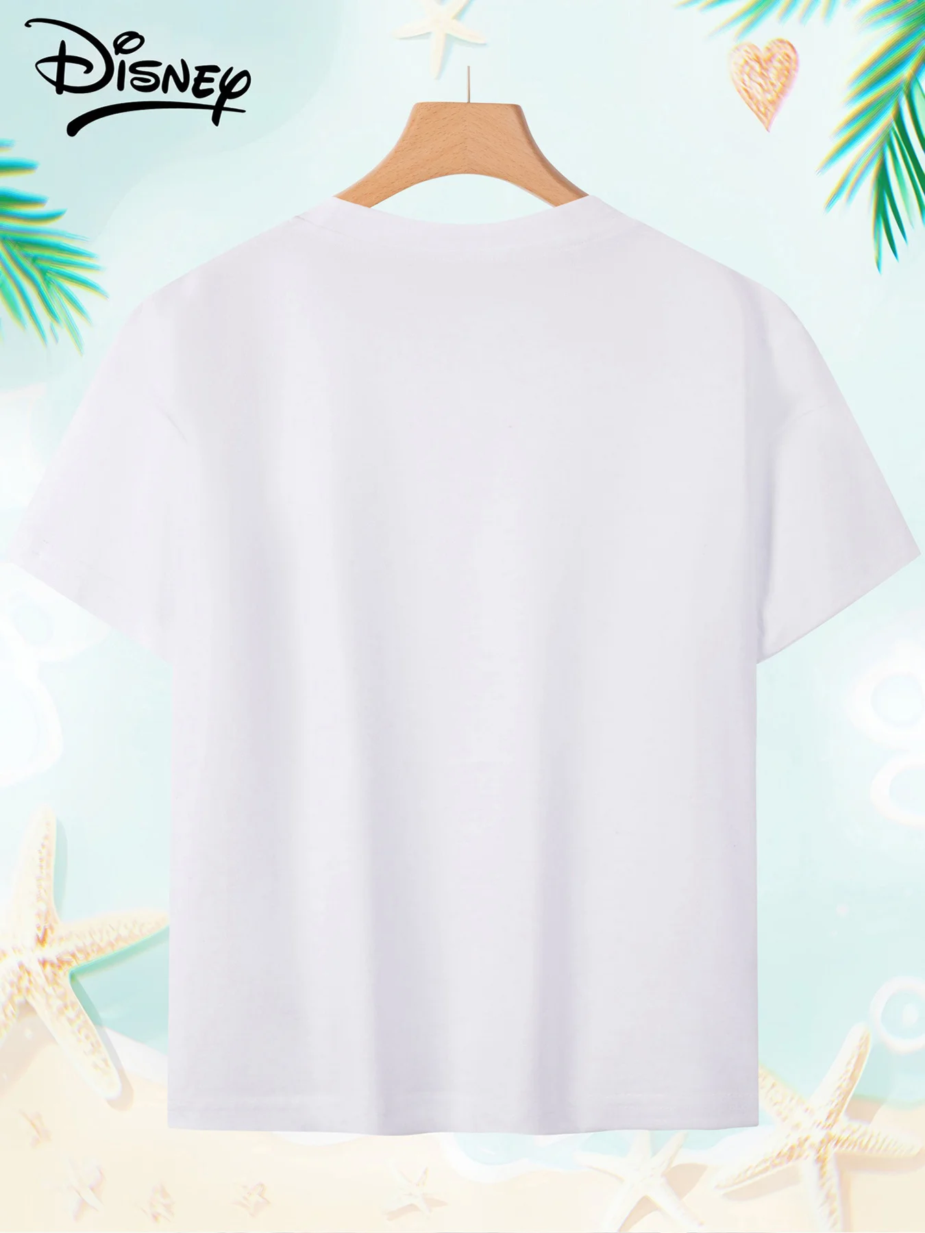 تي شيرت ديزني ستيتش الهالوين المطبوع للفتيات Happy Play توب مناسب للأم والابنة من القطن الخالص برقبة دائرية وأكمام قصيرة #5