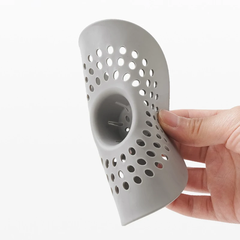 Anti-blocking Silicone Floor Drain Sticker Bathroom Sewer Hair Filter Drain Cover Floor Drain Mat for Kitchen Anti-cockroach