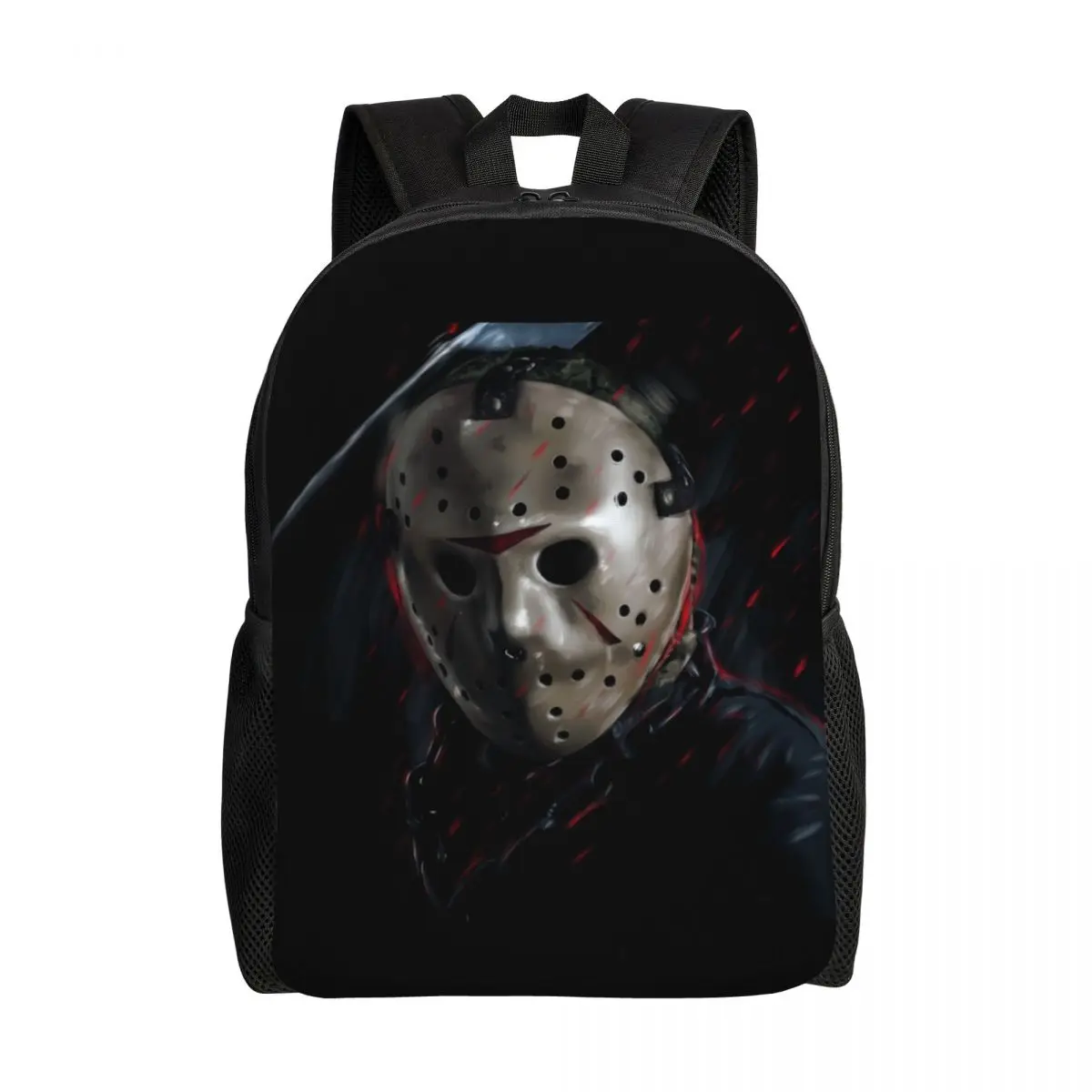 Horror Movie Character Murderers Travel Backpack Men Women School Computer Bookbag Halloween Film College Student Daypack Bags