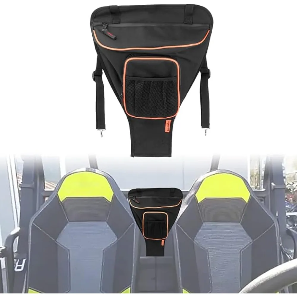 

Motorcycle 1680D High-Density UTV Cab Pack Center Seat Storage Bag Water Resistant for RZR XP 1000 Turbo S 900 570 800 2014-2022