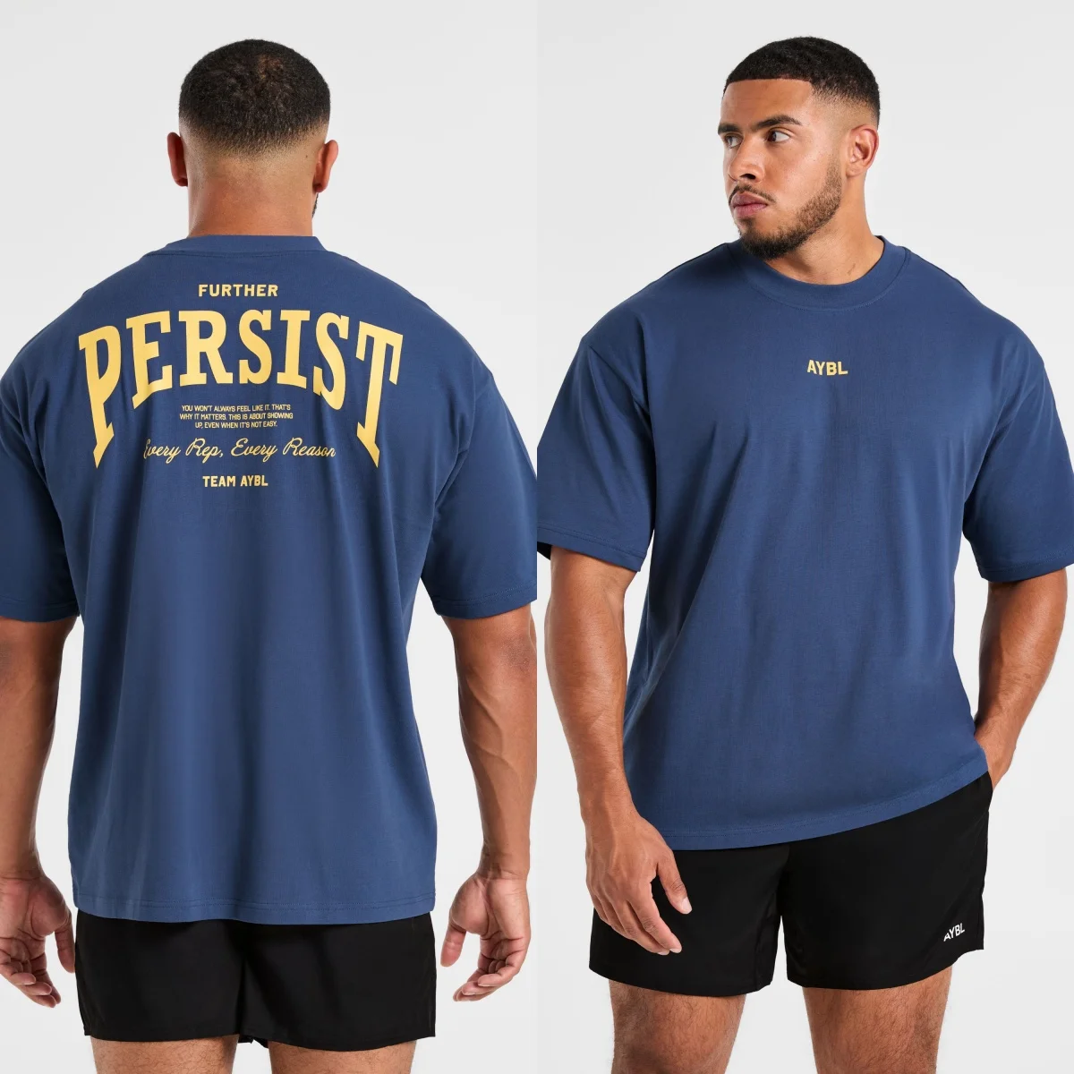 Classic Cam Kissel X Persist Oversized GYM Fitness Sports Brand Graphic Tee Cotton Men Women T-Shirt Loose Workout Top