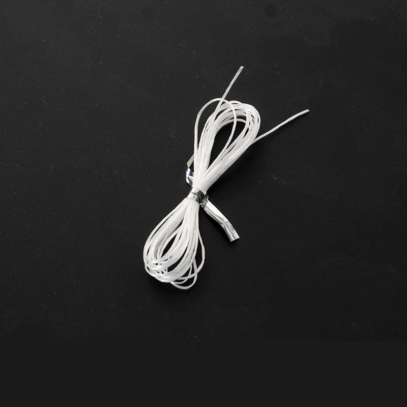 Perline elastiche bianche cordoncini creazione di gioielli filo di perline in lattice fai da te per collana di braccialetti cavigliera corda di linea di gomma ad alta elasticità