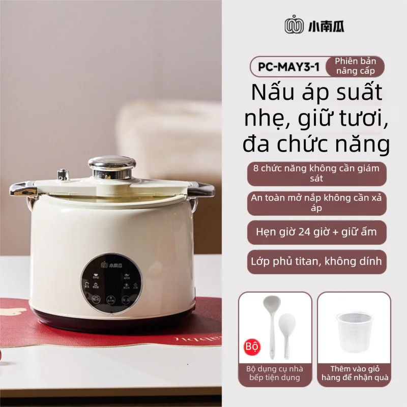 LITTLE PUMPKIN | Multi-functional Mini Pressure Cooker Pot 1-2 People - 2