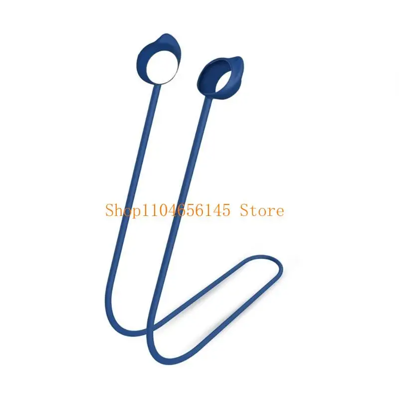 5asd مكافحة خسر سماعات الأذن حبل سماعة سيليكون الرقبة حزام الحبل لبراعم FE #2