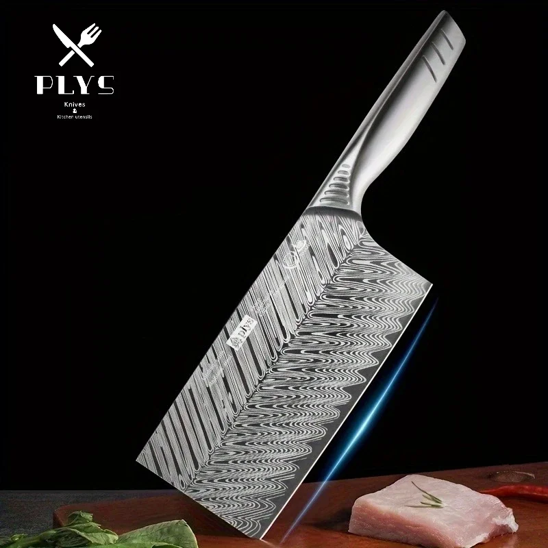 PLYS Forged Chef Knife Professional Meat Cleaver Multi Chef's Knife Butcher Knife Ultra-Sharp High Carbon Steel Kitchen Knife