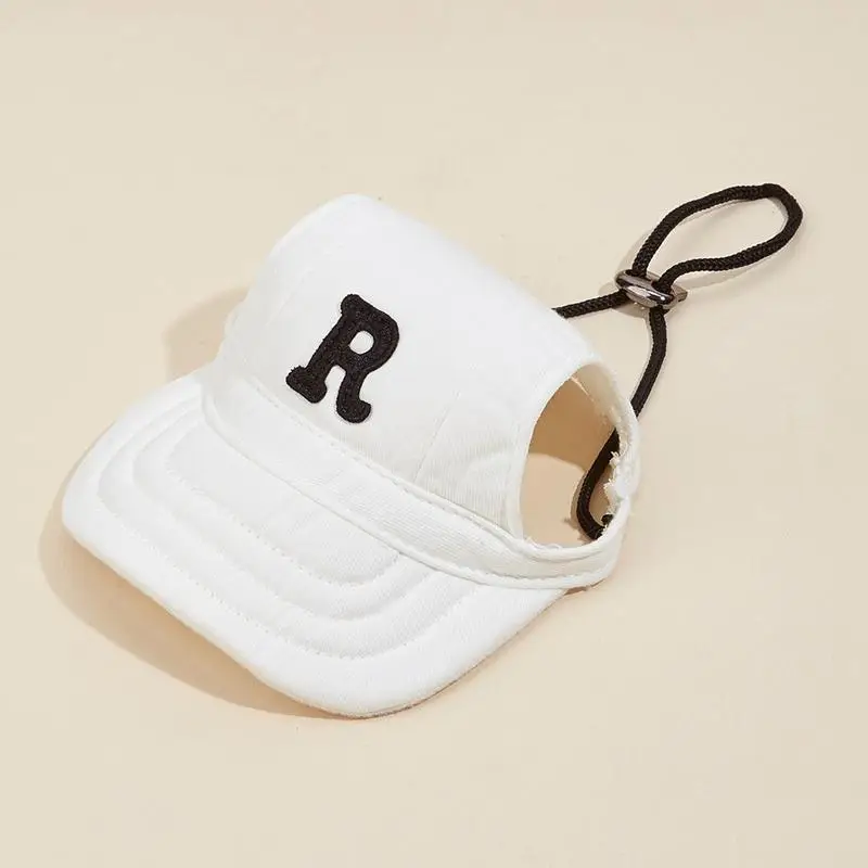 قابل للتعديل الكلب بونيه قبعة مطرزة الكلب الرياضة إلكتروني قبعة لينة تنفس الأذن يتعرض الشمس التظليل قبعة بيسبول مستلزمات الحيوانات الأليفة