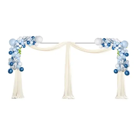 10x20ft Heavy Duty Wedding Backdrop Stand 6M x 3M Square Metal Arch Frame Kit for Stage, Photography, Party, Curtain Support
