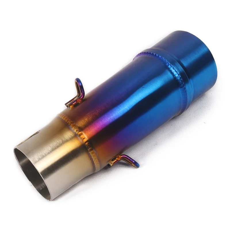 Motorcycle Exhaust Pipe Middle Link For Kawasaki Ninja 400 Z400 Z250 2017-2021 51mm Tubo de Escape Muffler System