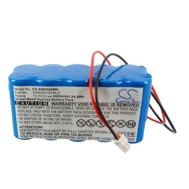 Cameron Sino 2000mAh Medical Battery for Smiths WZ50F6 WZ-50F6 WZS-50F6 WZF-50F2, Infusion Pump WZ50C2 WZ50S WZS50F2 WZ50C66T