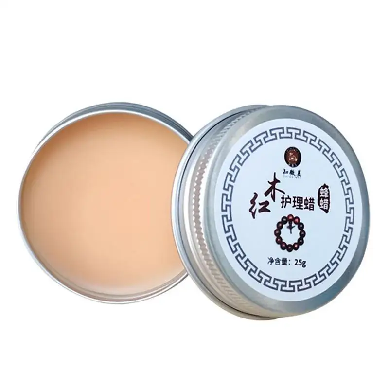 Cera de madera para muebles, 25g, cera de abejas multiusos, condimento de madera, restaurador de pulido, cuidado del esmalte para protección de muebles del hogar