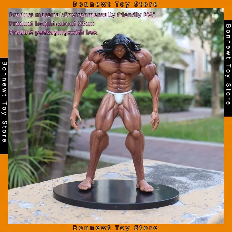 

23CM Hanma Baki Son of the Ogre Pike Action Figure Model Collection Toys For Friends gifts