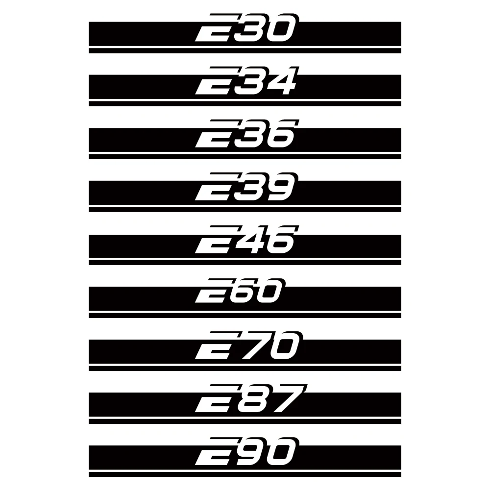 자동차 보닛 후드 스티커 액세서리 비닐 필름 데칼 For BMW E39 E46 E60 E90 E28 E30 E34 E36 E53 E61 E62 E70 E87 E91 E92 E93
