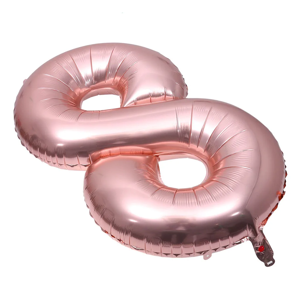 

40 Inch Number Balloons Party Supplies Foil Balloon 90 Decorations For Birthday Wedding Festival Events School Reusable Aluminum