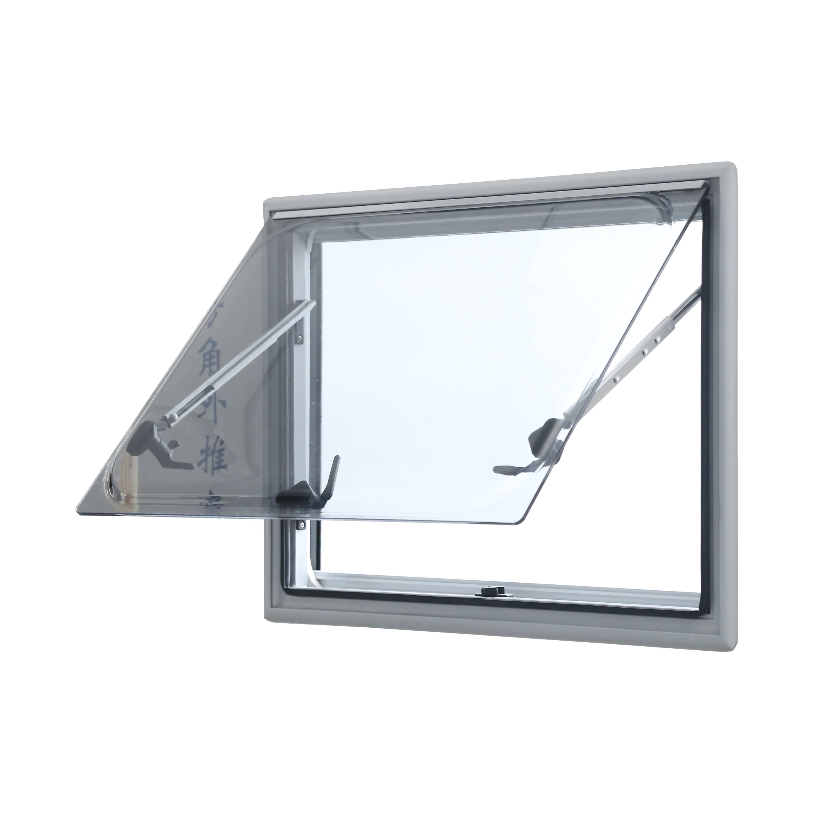 2024 TONGFA E-mark Certificate Right Angle Double Glaze Acrylic Push Window for RV Motorhome Caravan Camper Campervan Trailer