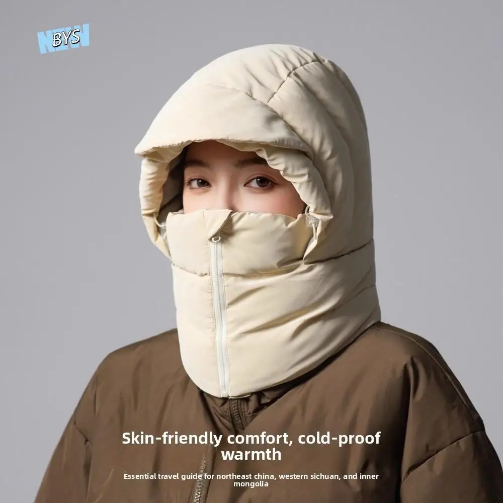 

Keep Warm 3-in-1 Winter Cycling Hat Windproof Cold Resistant Warm Scarf Face Mask Neck Protection Thickened Lei Feng Hat Men