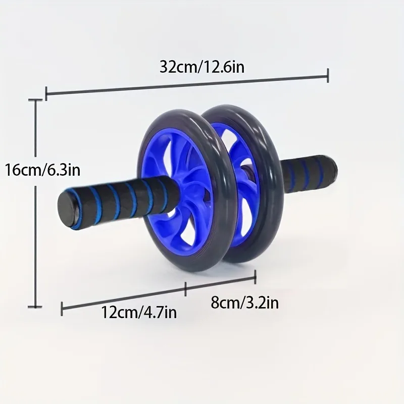 Ab Rroller Wheel Fitness Ab Slide Double-Wheeled Abdominal Wheels Non Slip Ab Muscle Trainer Gym Abdominal Roller Home Workout