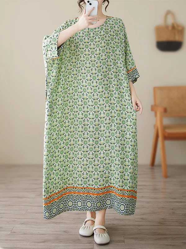 

Новое летнее повседневное свободное платье в стиле ретро с принтом Ne ort Sve Midi Dr для женщин среднего возраста и ли, хлопковое платье...