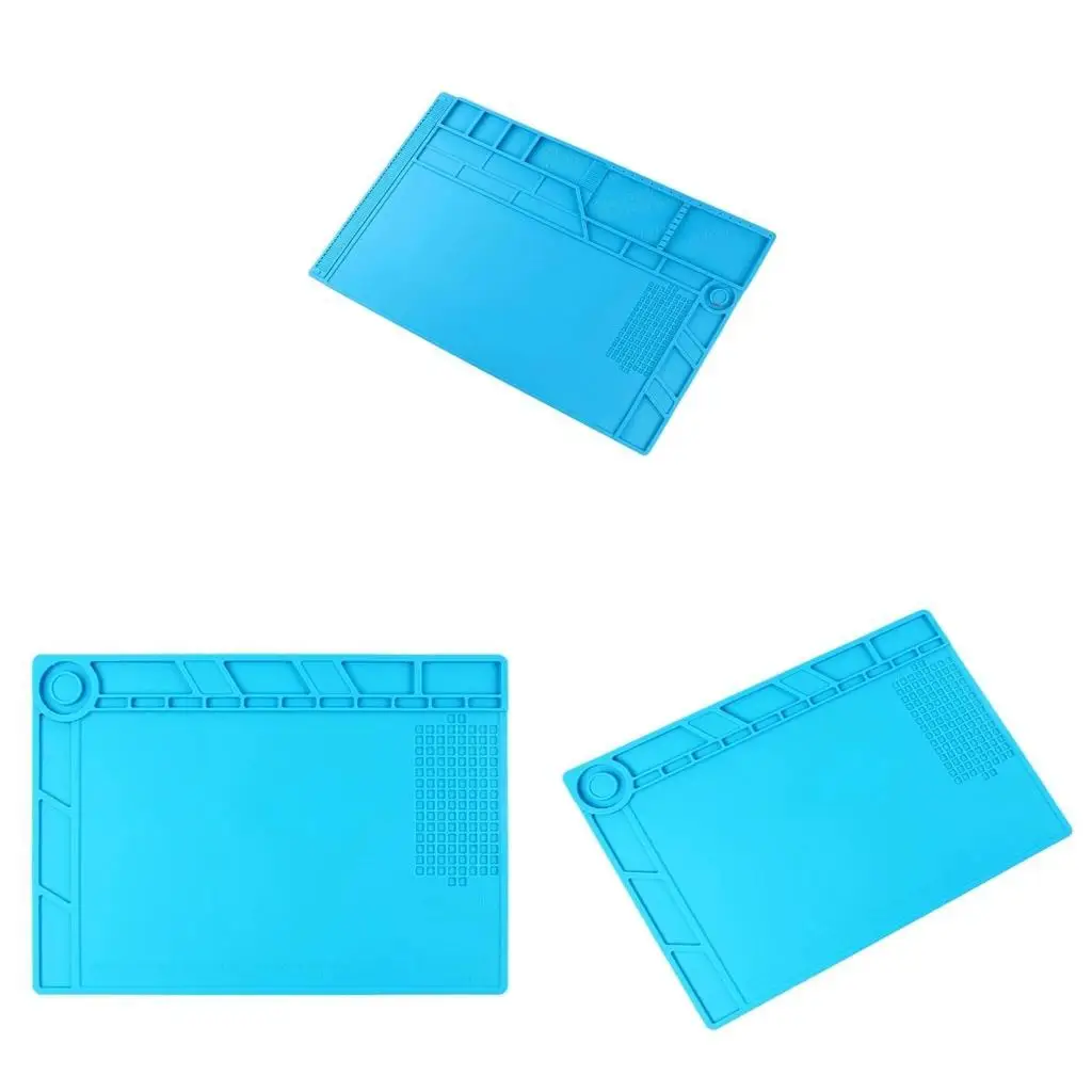 

652F Large Heat Insulation Soldering Mat with Grooves for Electronics Repair