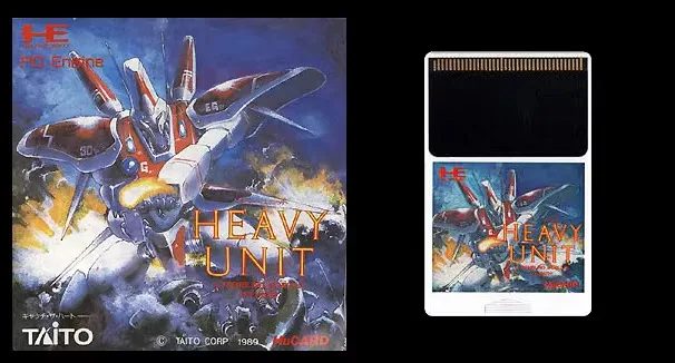 16bits PC Engine HU-CARD : HEAVY UNIT ( Japan Version!! )