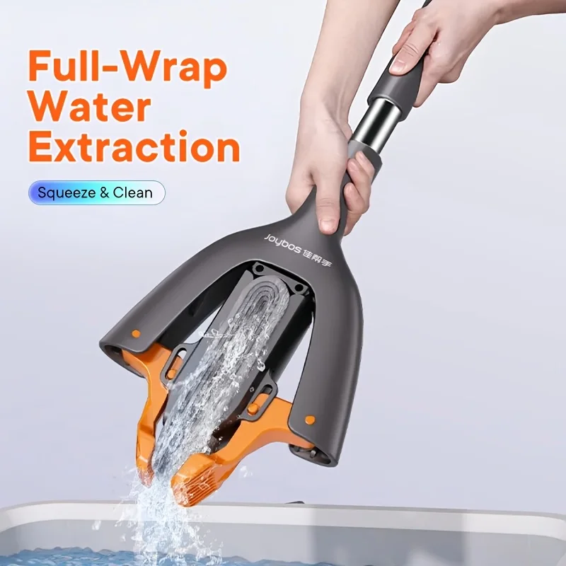 Mini Washable Sponge Mop - Hands-free, Super Absorbent, Wall-mounted & Portable. For Desktop, Glass, Bathroom.