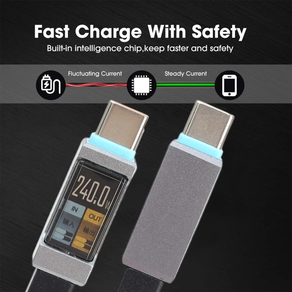 240W USB C To Type C Fast Charging Cable