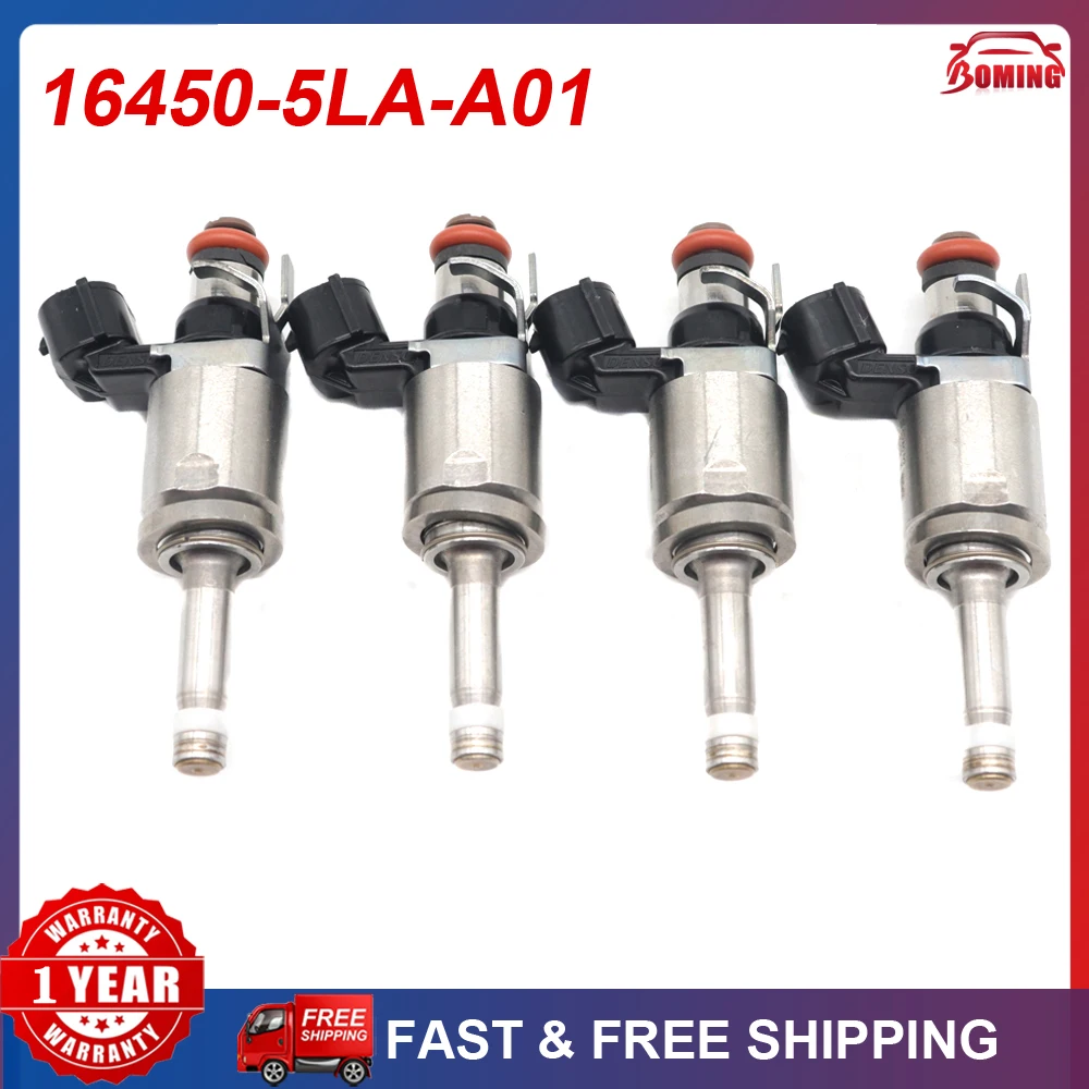 

4Pcs New Fuel injectors 16450-5LA-A01 For Honda Accord CR-V 2.4L 2013-2019 Acura TLX ILX 2.4L 2015-21 164505LAA01 16010-5LA-305