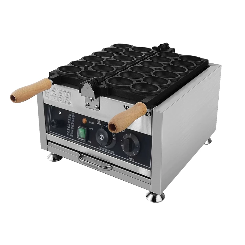 الكهربائية التجارية 12 ثقوب البيض كرة فقاعات صانع الوافل 220 فولت معدات الوجبات الخفيفة ابتسامة البيض شكل الهراء صانع