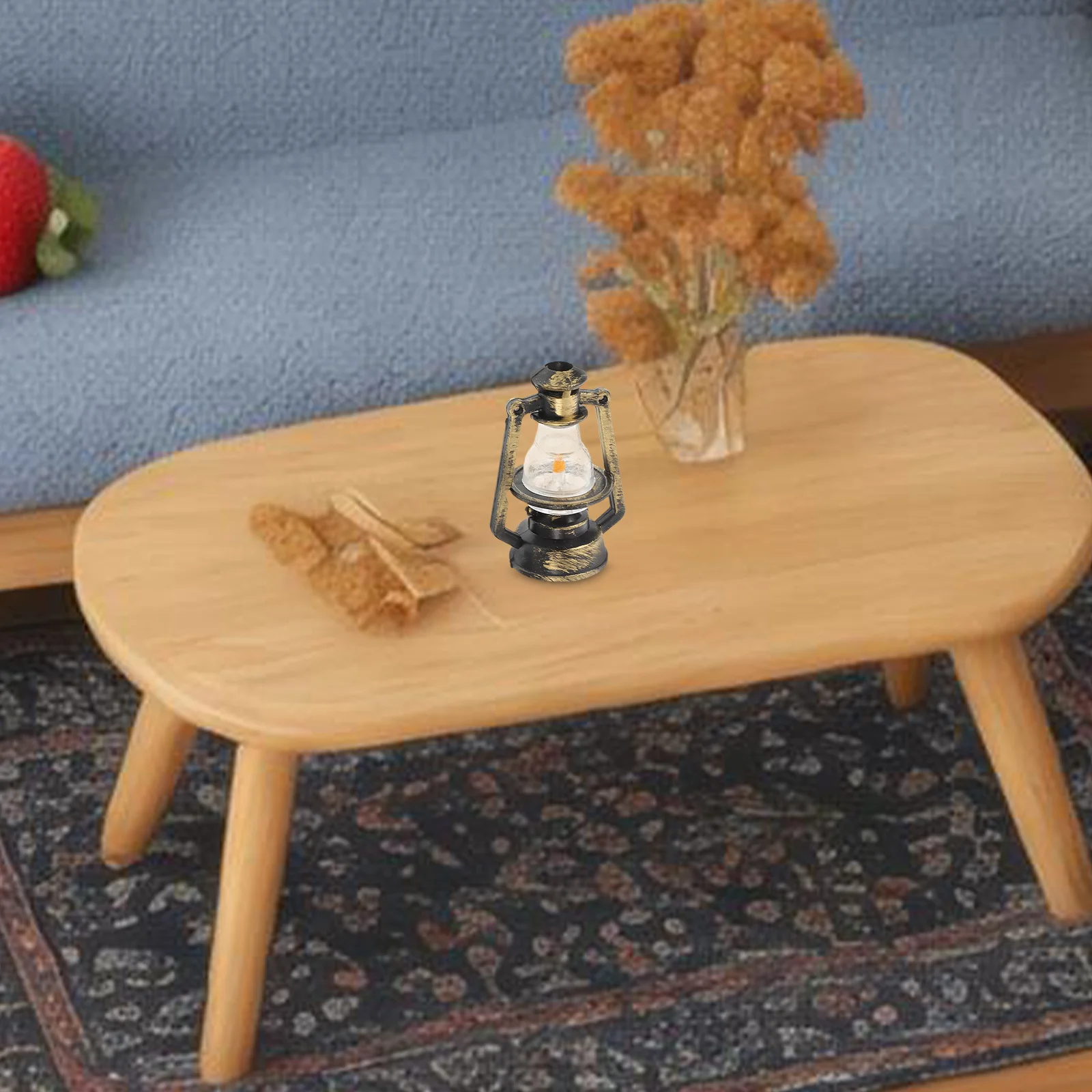 5 pçs estilo retro mini lanterna decoração para casa de bonecas iluminação cena em miniatura realce diy montagem item exibição