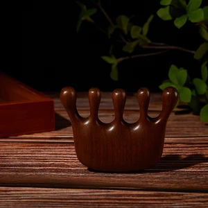 Holztherapie Massage Kopf Gesichts Kopfhaut 8 Hauptverkaufs Massage Pin - №3