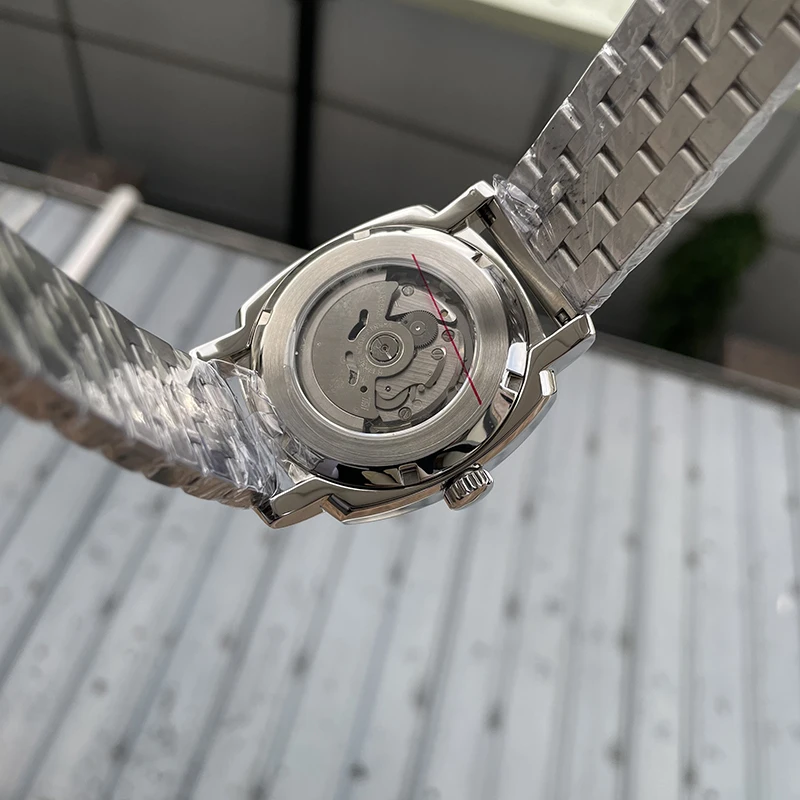 STEELFLIER Men DIVER นาฬิกา 42 มม.นาฬิกาข้อมือกลไกอัตโนมัติ 20Bar กันน้ํา C3 Luminous Sapphire Mirror NH35