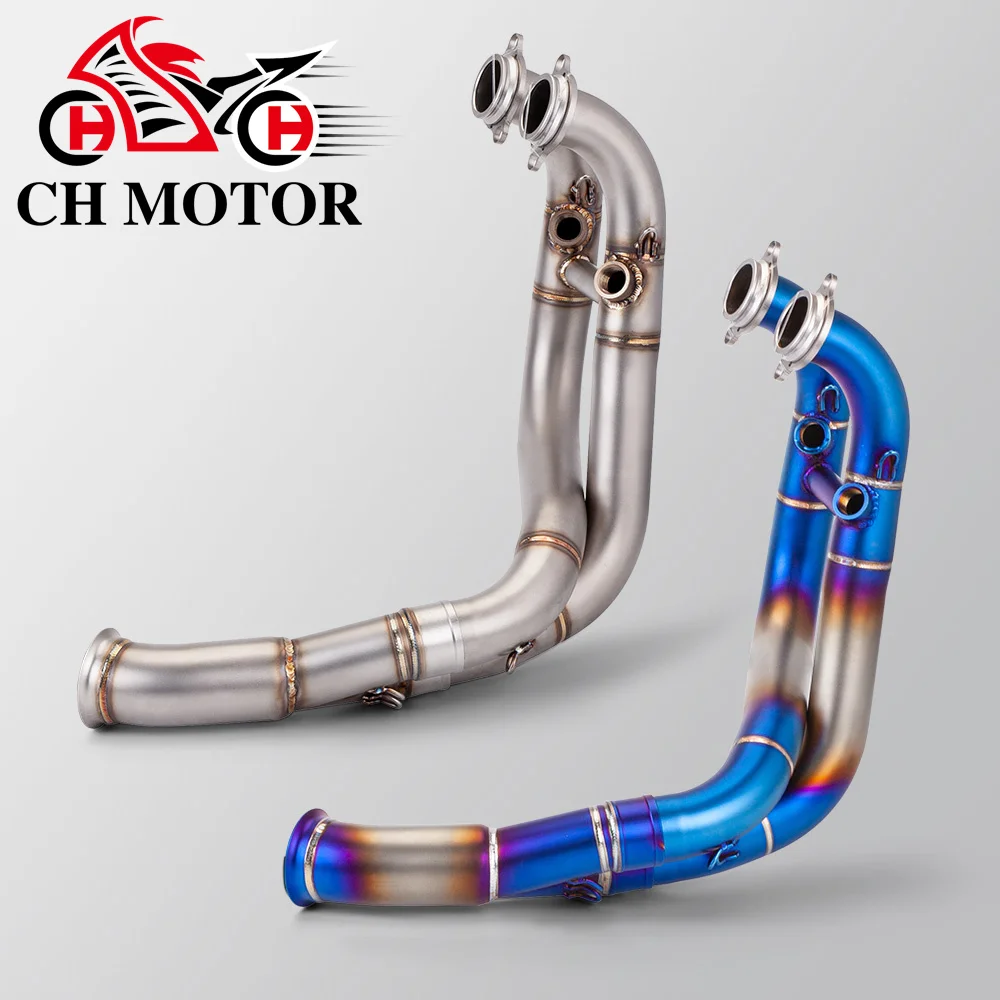 High - Efficiency Semi-Blue Front End Exhaust System Upgrade Kit For DUKE 790 890 890R Motorcycle Exhaust Pipe Escape Refit
