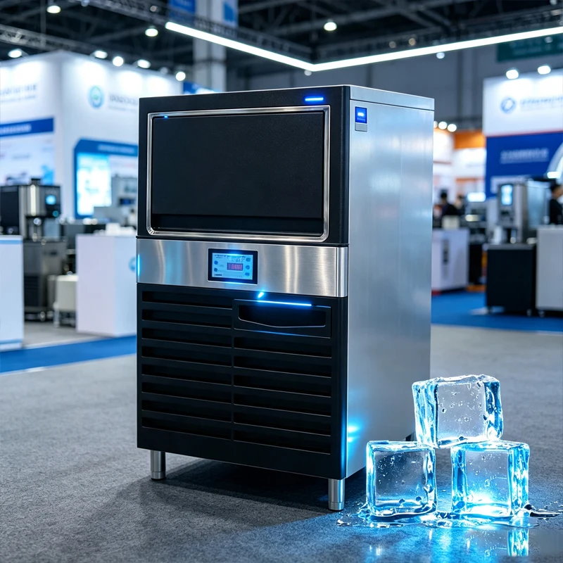 Automatic Ice Cube Maker Intelligent Ice Producing Equipment For Home Coffee Shop Small Business Customized