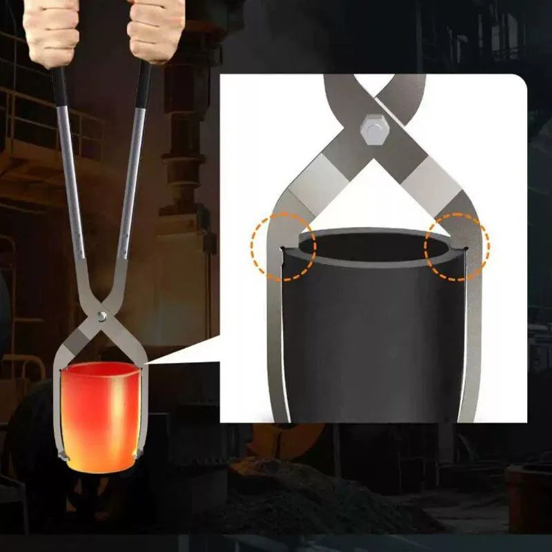 

Stainless Steel 12KG Propane Smelting Furnace, High Temp Foundry Kit with Crucible Tools for Melting Gold Silver Copper Aluminum
