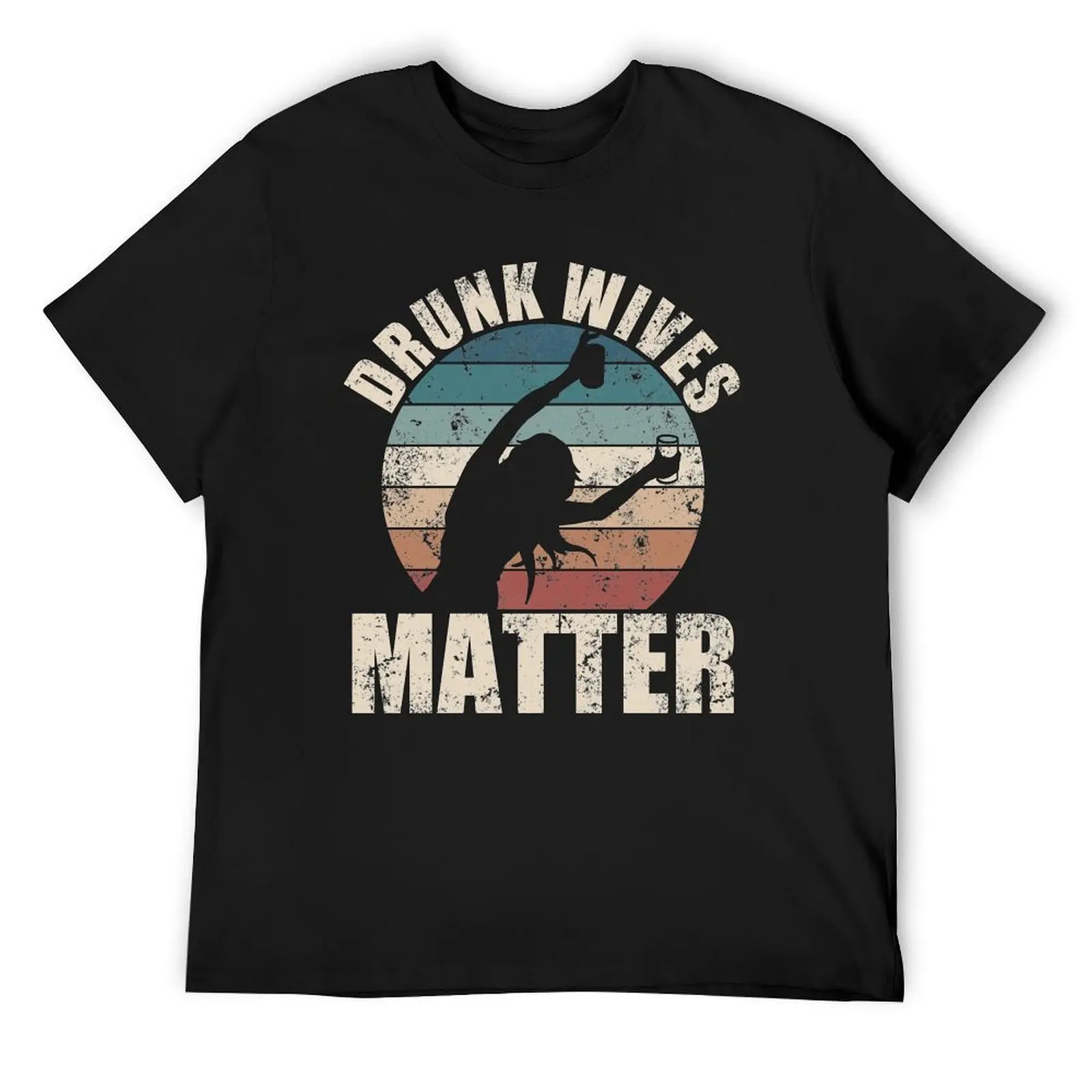 Drunk wines matter T-Shirt vintage anime shirt hippie clothes street wear t shirts for men