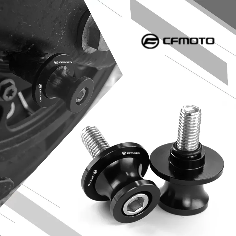 

For CFMOTO CF650 650NK 400NK 250NK 400GT 650MT Motorcycle Accessories CNC M6/M8/M10 Swingarm Spools Rear Sliders Stand Screws