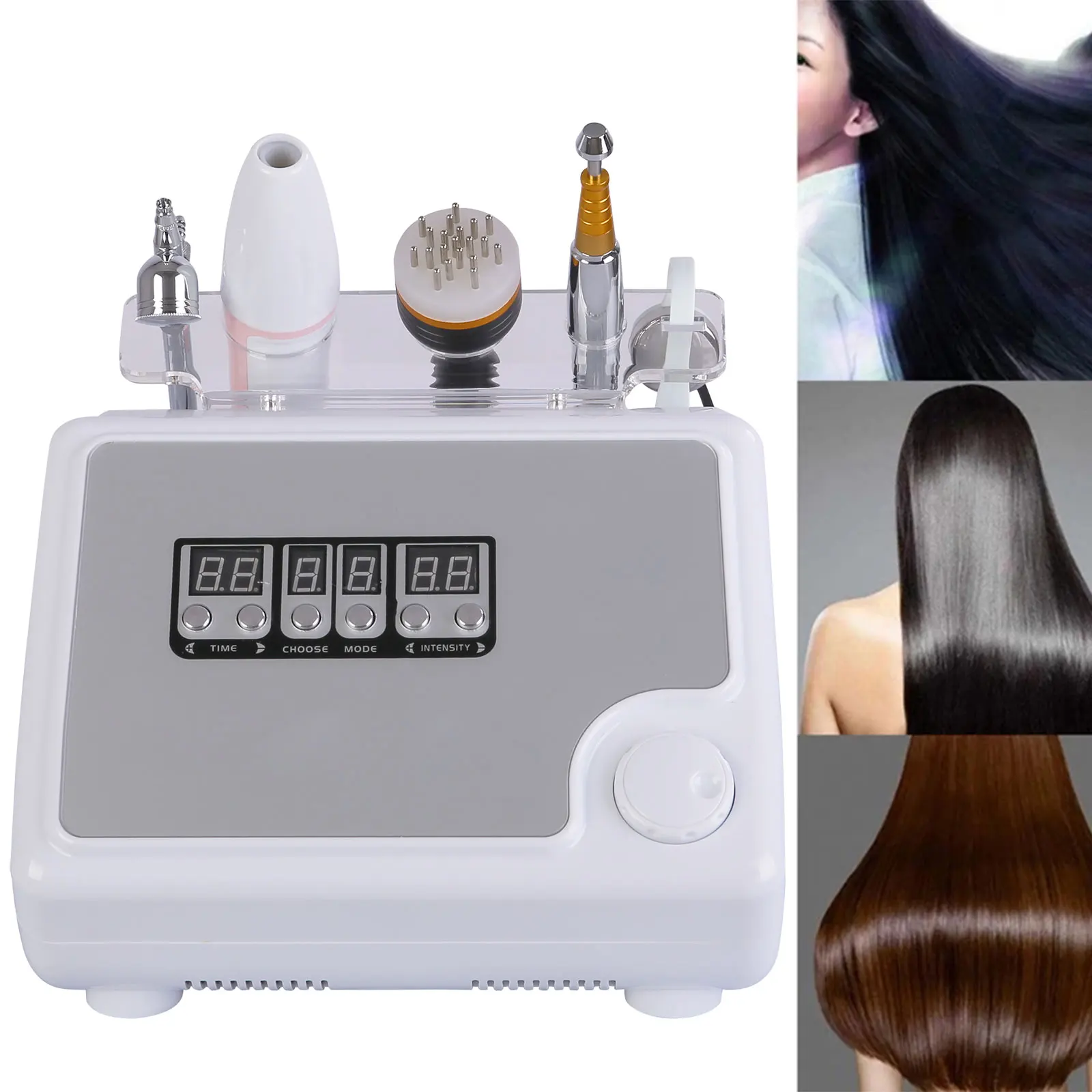 Digital Microcurrent Scalp Care Device 110V Anti-hair Loss Treatment Machine Multifunctional Hair Care Scalp Massager