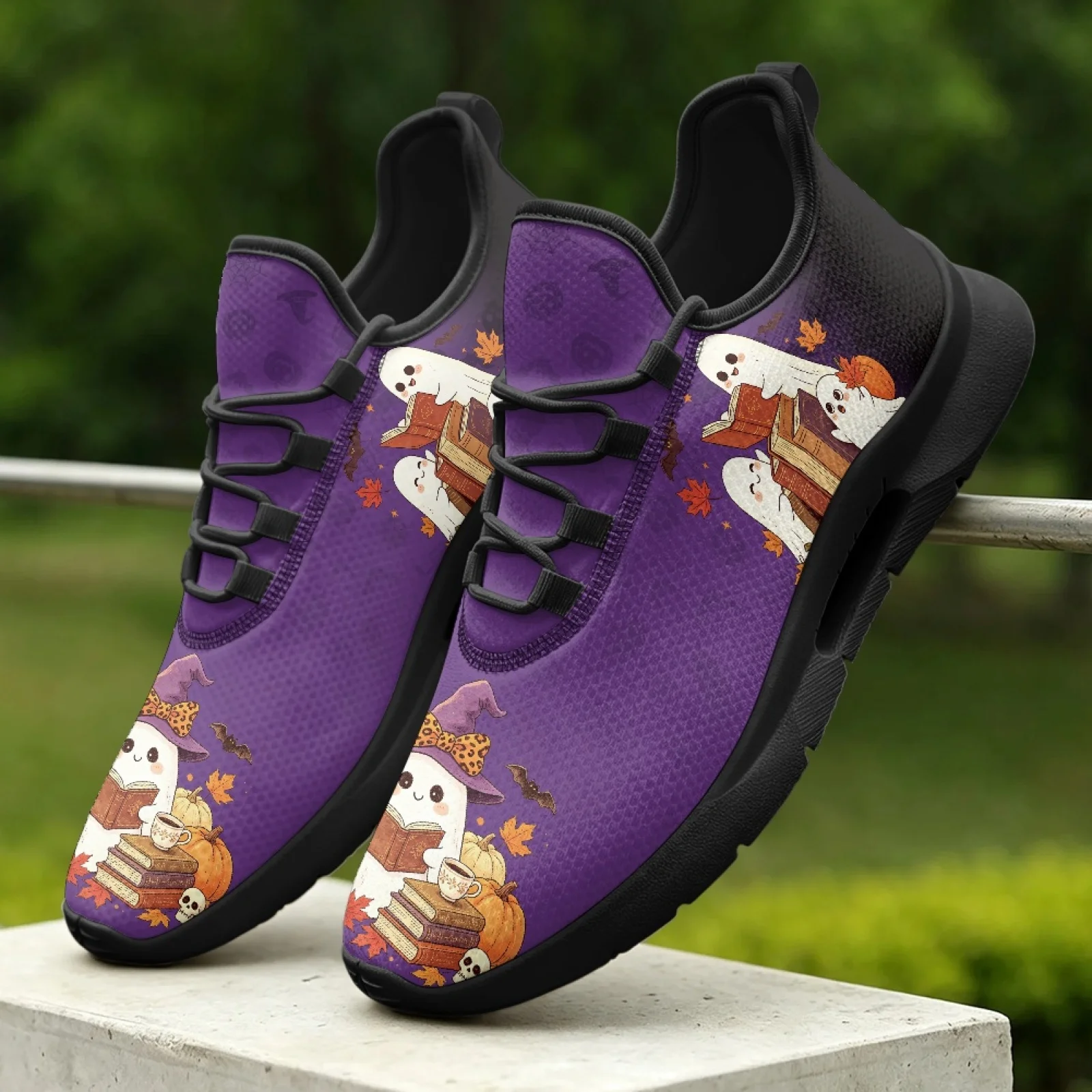 PENSTROLL Ghost Pumpkin Casual Mens Running Shoes for Unisex Outdoor Business, Classic Mens Sneakers