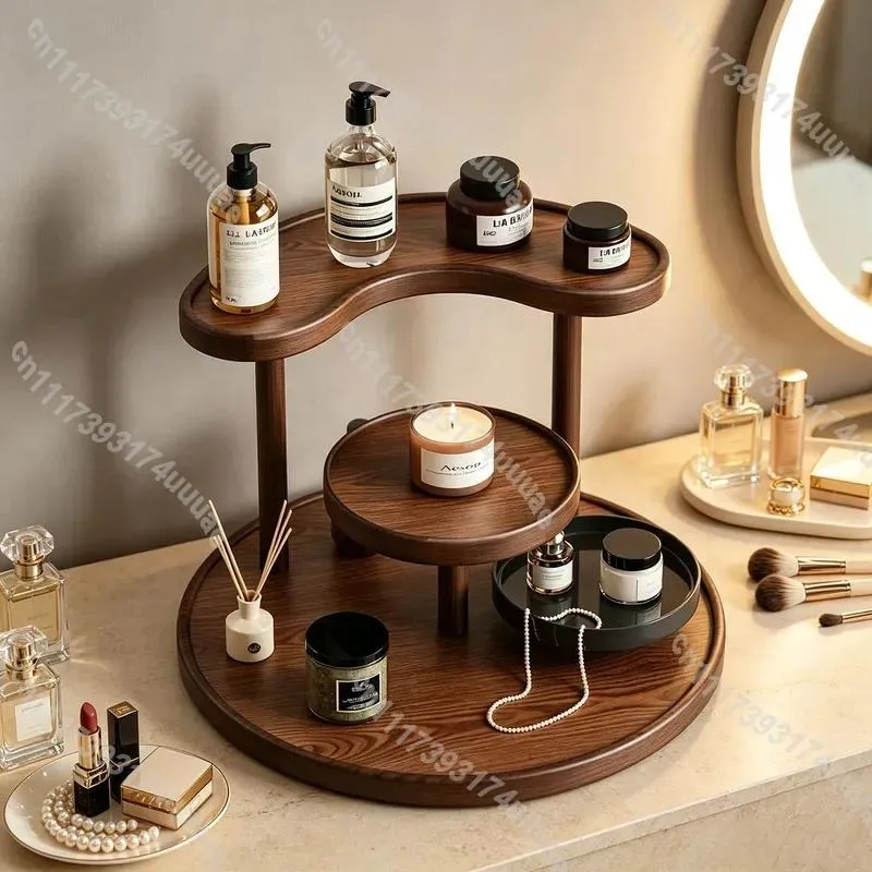 Multi‑Layer Desktop Storage Rack, Cosmetics Organizer Display Stand Countertop Holder For Home Tidying