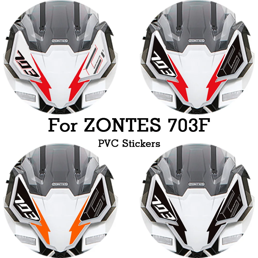 

2024 2025 2026 ZT 703F Accessories Decal For Zontes ZT703-F ZT-703F Adventure Bike Tank Pad Front Face Fender Headstock Stickers