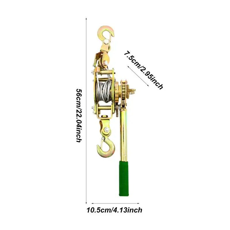 Rope Tightener Tensioner Cord Tightener Rope Tensioner Ratcheting Lifting Pulley System Wire Ratchet Tensioner With Reinforced