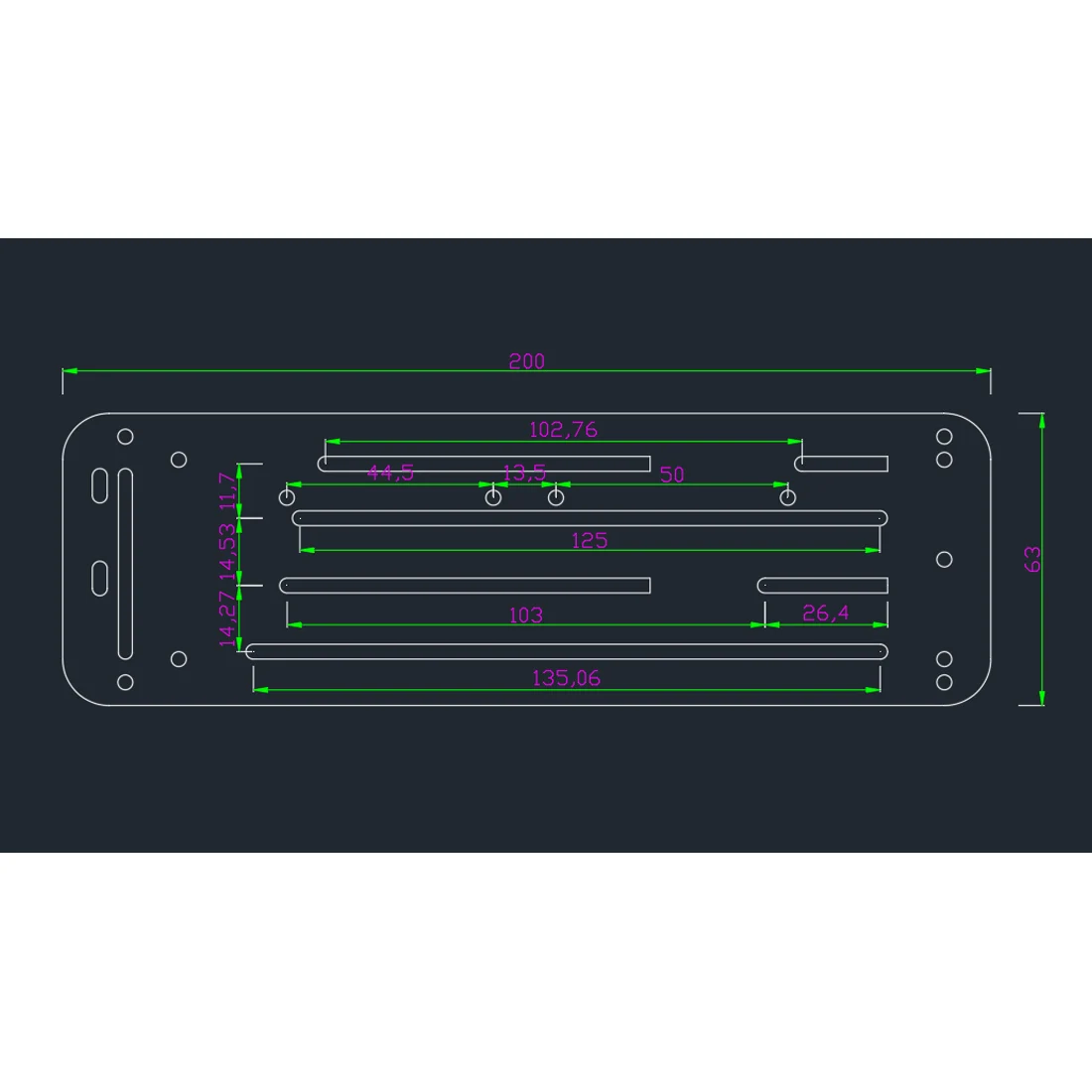 Grafikkarte vertikale Ständer halterung transparente Acryl basis Gummi halterung für PCI-E PCIE 3.0 16x GPU-Erweiterungs adapter – Detail 2